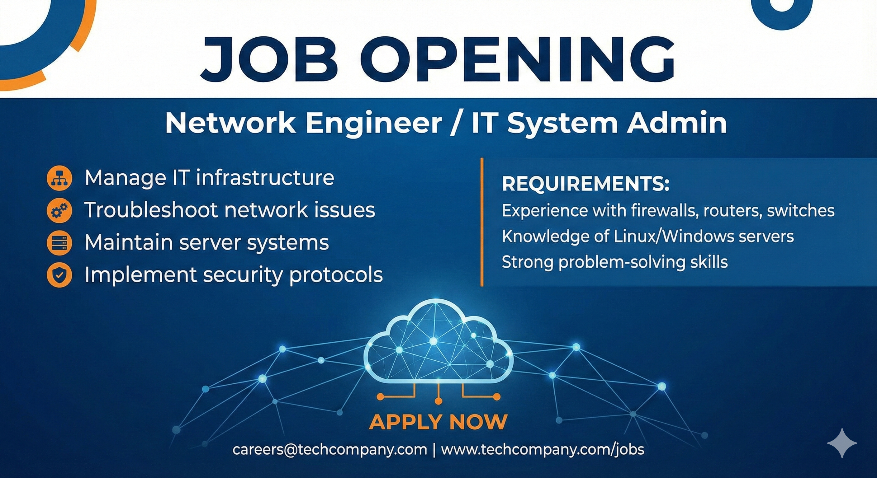 เปิดรับสมัคร  IT  SUPPORT/ Admin System